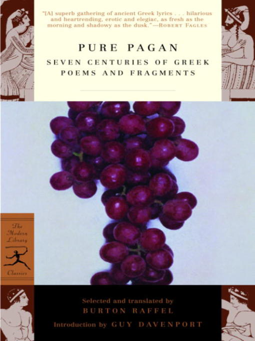 Title details for Pure Pagan by Burton Raffel - Available